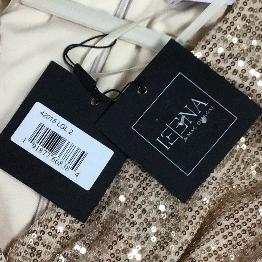 Mac Duggal Ieena Ruched Sequin Trumpet Gown 6 NWT 42015 - Picture 7 of 7
